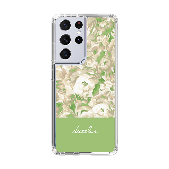 Slim Protection Case［ dazzlin - PaintFlower - Green ］