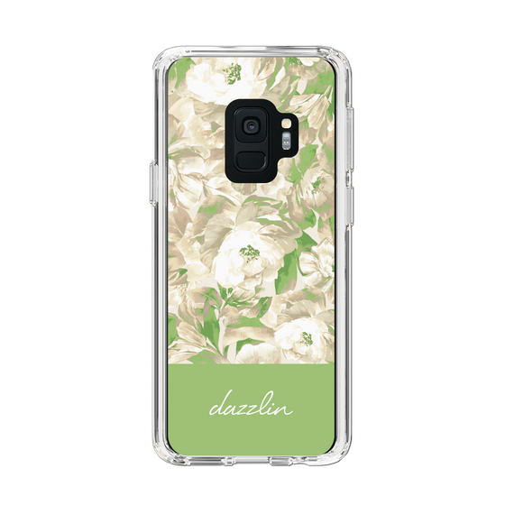 Slim Protection Case［ dazzlin - PaintFlower - Green ］