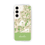 Slim Protection Case［ dazzlin - PaintFlower - Green ］