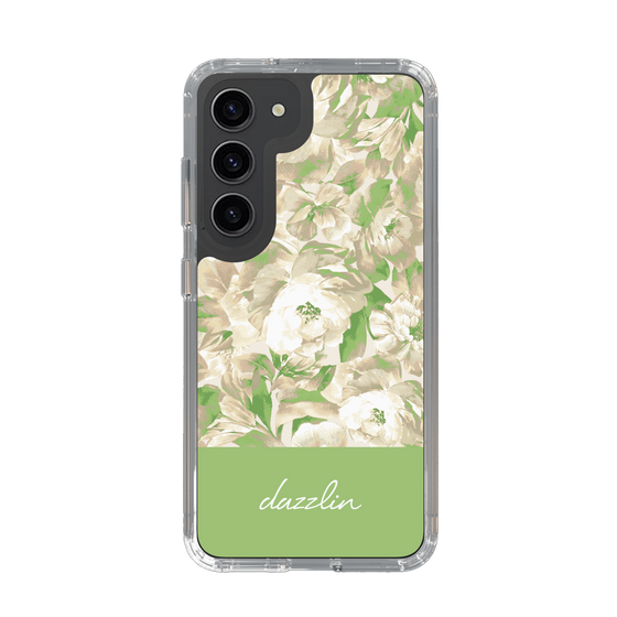 Slim Protection Case［ dazzlin - PaintFlower - Green ］