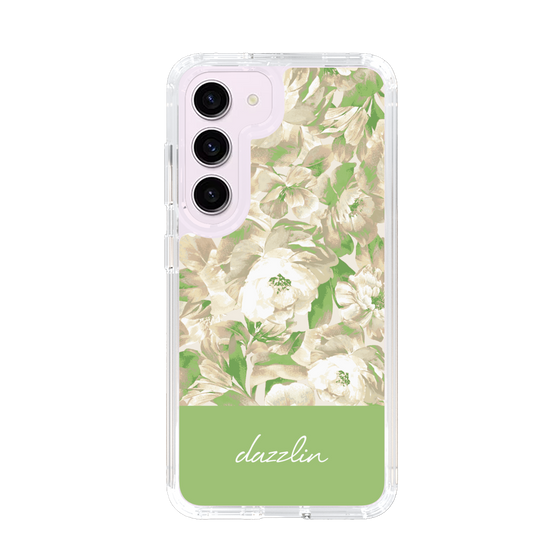 Slim Protection Case［ dazzlin - PaintFlower - Green ］