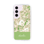 Slim Protection Case［ dazzlin - PaintFlower - Green ］