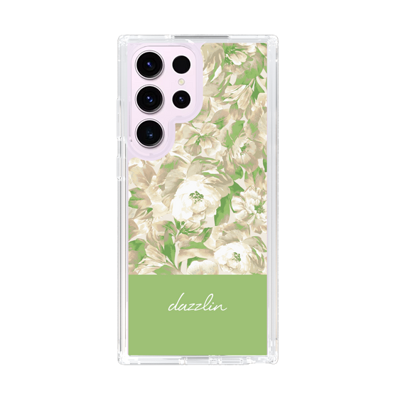 Slim Protection Case［ dazzlin - PaintFlower - Green ］