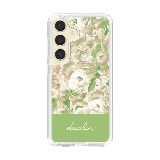 Slim Protection Case［ dazzlin - PaintFlower - Green ］