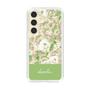 Slim Protection Case［ dazzlin - PaintFlower - Green ］