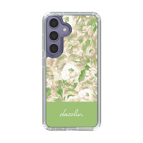 Slim Protection Case［ dazzlin - PaintFlower - Green ］