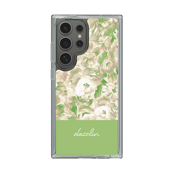 Slim Protection Case［ dazzlin - PaintFlower - Green ］