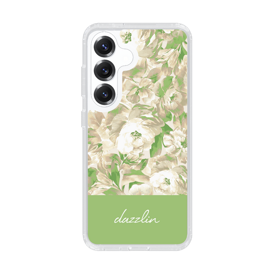 Slim Protection Case［ dazzlin - PaintFlower - Green ］