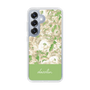 Slim Protection Case［ dazzlin - PaintFlower - Green ］
