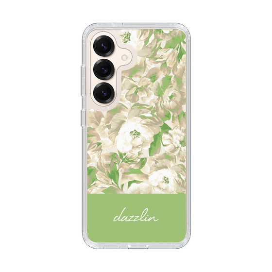 Slim Protection Case［ dazzlin - PaintFlower - Green ］