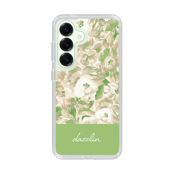 Slim Protection Case［ dazzlin - PaintFlower - Green ］