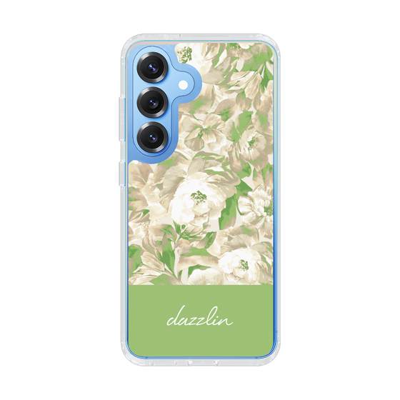 Slim Protection Case［ dazzlin - PaintFlower - Green ］