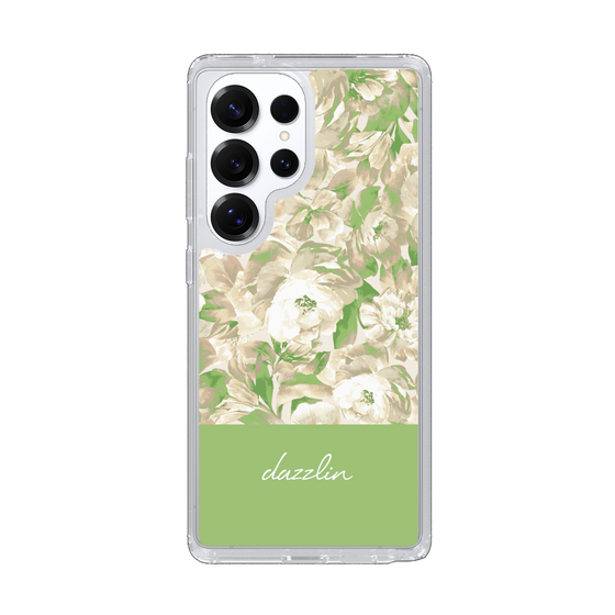 Slim Protection Case［ dazzlin - PaintFlower - Green ］