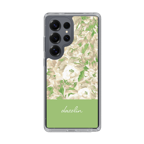 Slim Protection Case［ dazzlin - PaintFlower - Green ］