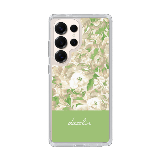 Slim Protection Case［ dazzlin - PaintFlower - Green ］