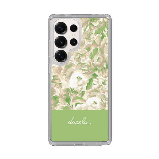Slim Protection Case［ dazzlin - PaintFlower - Green ］