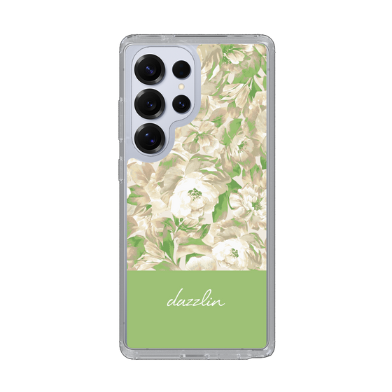 Slim Protection Case［ dazzlin - PaintFlower - Green ］