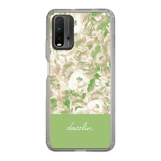 Slim Protection Case［ dazzlin - PaintFlower - Green ］