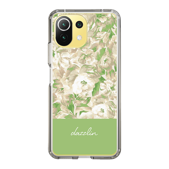 Slim Protection Case［ dazzlin - PaintFlower - Green ］