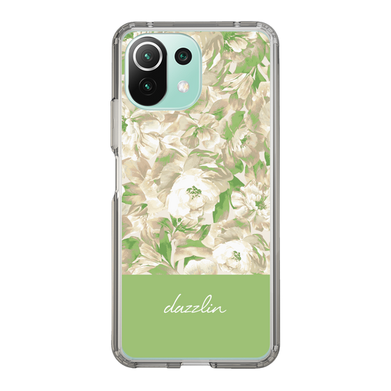 Slim Protection Case［ dazzlin - PaintFlower - Green ］