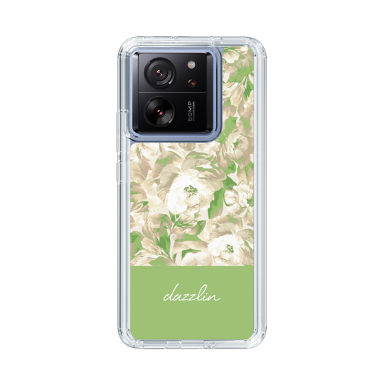 Slim Protection Case［ dazzlin - PaintFlower - Green ］