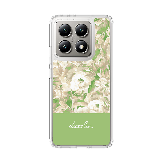 Slim Protection Case［ dazzlin - PaintFlower - Green ］
