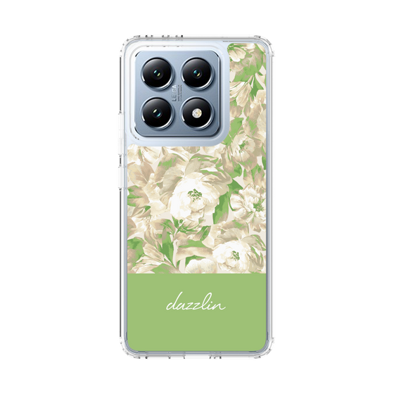 Slim Protection Case［ dazzlin - PaintFlower - Green ］