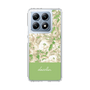 Slim Protection Case［ dazzlin - PaintFlower - Green ］