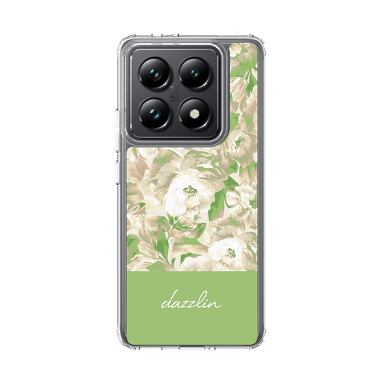 Slim Protection Case［ dazzlin - PaintFlower - Green ］