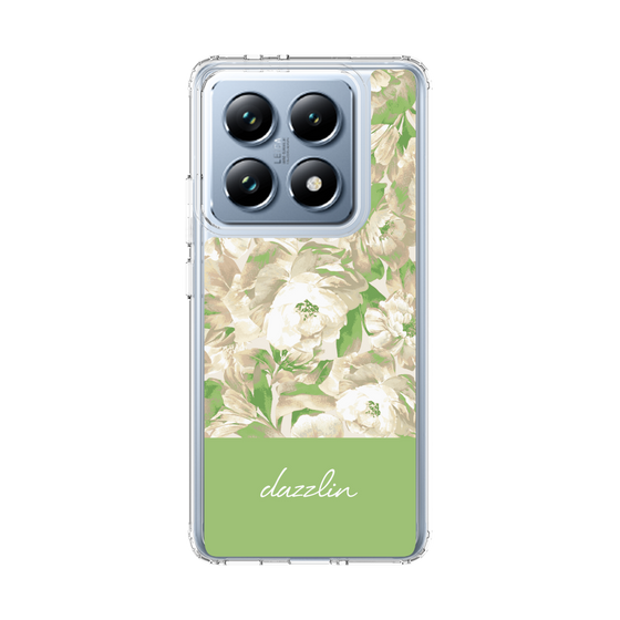 Slim Protection Case［ dazzlin - PaintFlower - Green ］