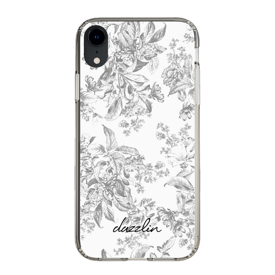 Slim Protection Case［ dazzlin - ToneFlower - Gray ］