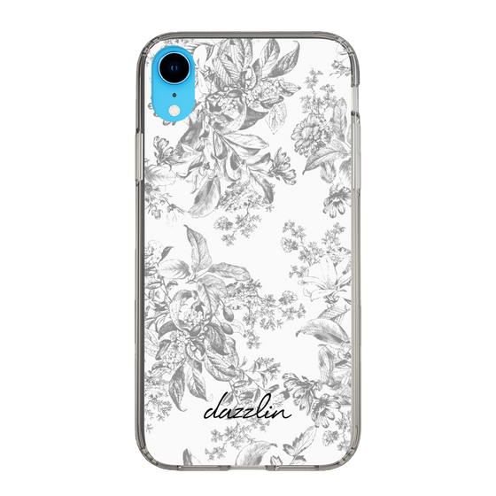 Slim Protection Case［ dazzlin - ToneFlower - Gray ］