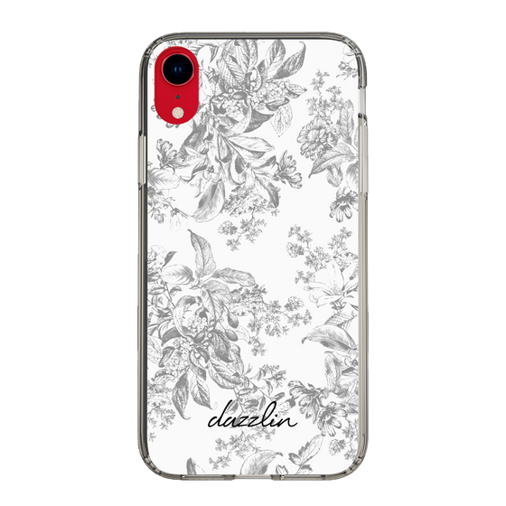 Slim Protection Case［ dazzlin - ToneFlower - Gray ］
