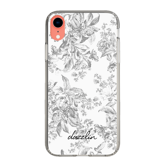 Slim Protection Case［ dazzlin - ToneFlower - Gray ］