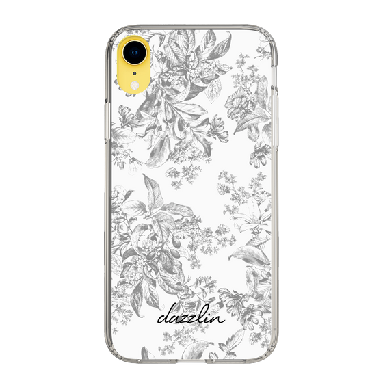 Slim Protection Case［ dazzlin - ToneFlower - Gray ］