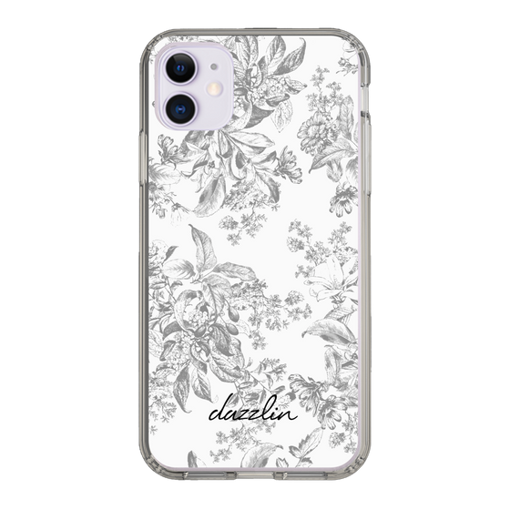 Slim Protection Case［ dazzlin - ToneFlower - Gray ］