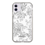 Slim Protection Case［ dazzlin - ToneFlower - Gray ］
