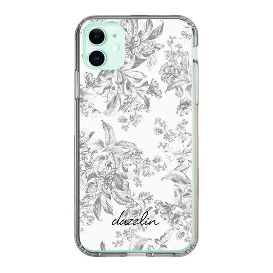 Slim Protection Case［ dazzlin - ToneFlower - Gray ］