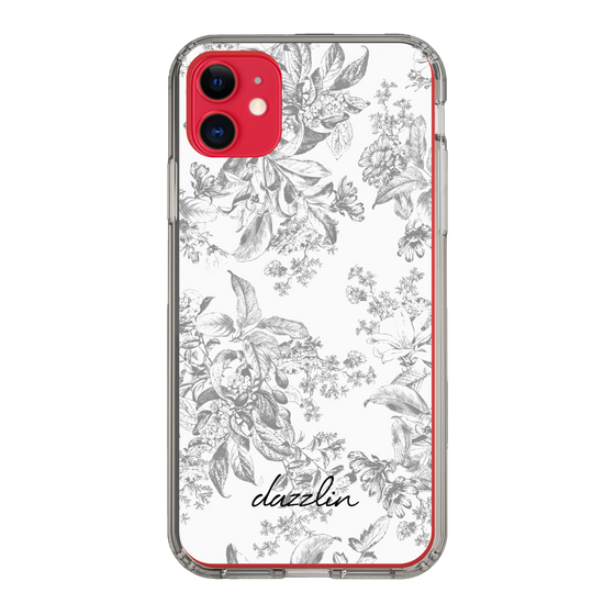 Slim Protection Case［ dazzlin - ToneFlower - Gray ］