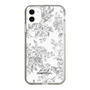 Slim Protection Case［ dazzlin - ToneFlower - Gray ］