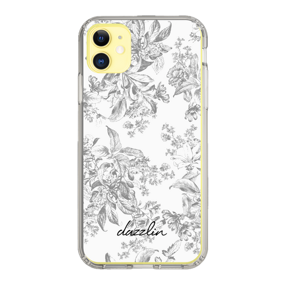 Slim Protection Case［ dazzlin - ToneFlower - Gray ］