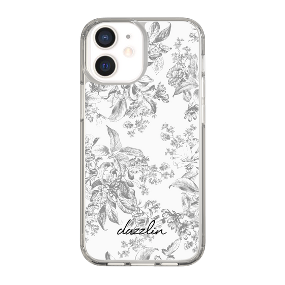 Slim Protection Case［ dazzlin - ToneFlower - Gray ］