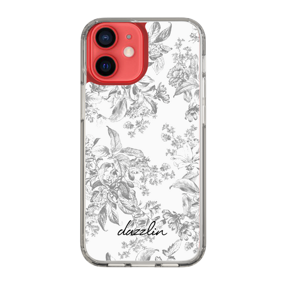 Slim Protection Case［ dazzlin - ToneFlower - Gray ］