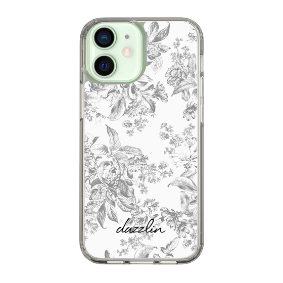 Slim Protection Case［ dazzlin - ToneFlower - Gray ］