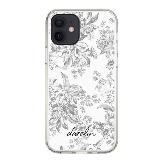 Slim Protection Case［ dazzlin - ToneFlower - Gray ］