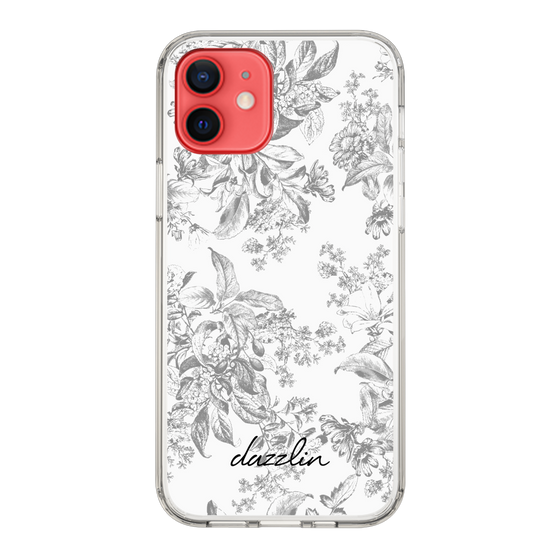 Slim Protection Case［ dazzlin - ToneFlower - Gray ］