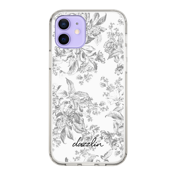 Slim Protection Case［ dazzlin - ToneFlower - Gray ］