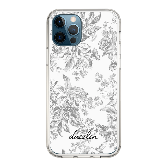 Slim Protection Case［ dazzlin - ToneFlower - Gray ］