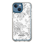 Slim Protection Case［ dazzlin - ToneFlower - Gray ］