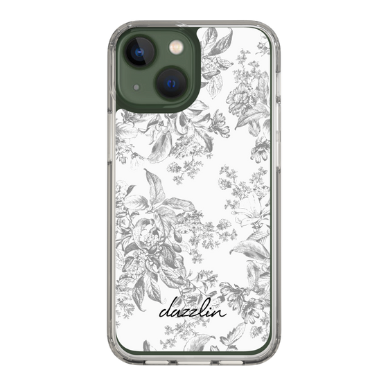 Slim Protection Case［ dazzlin - ToneFlower - Gray ］